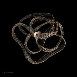 💖 Nakamol Crystal Beaded Leather Wrap Bracelet 💖